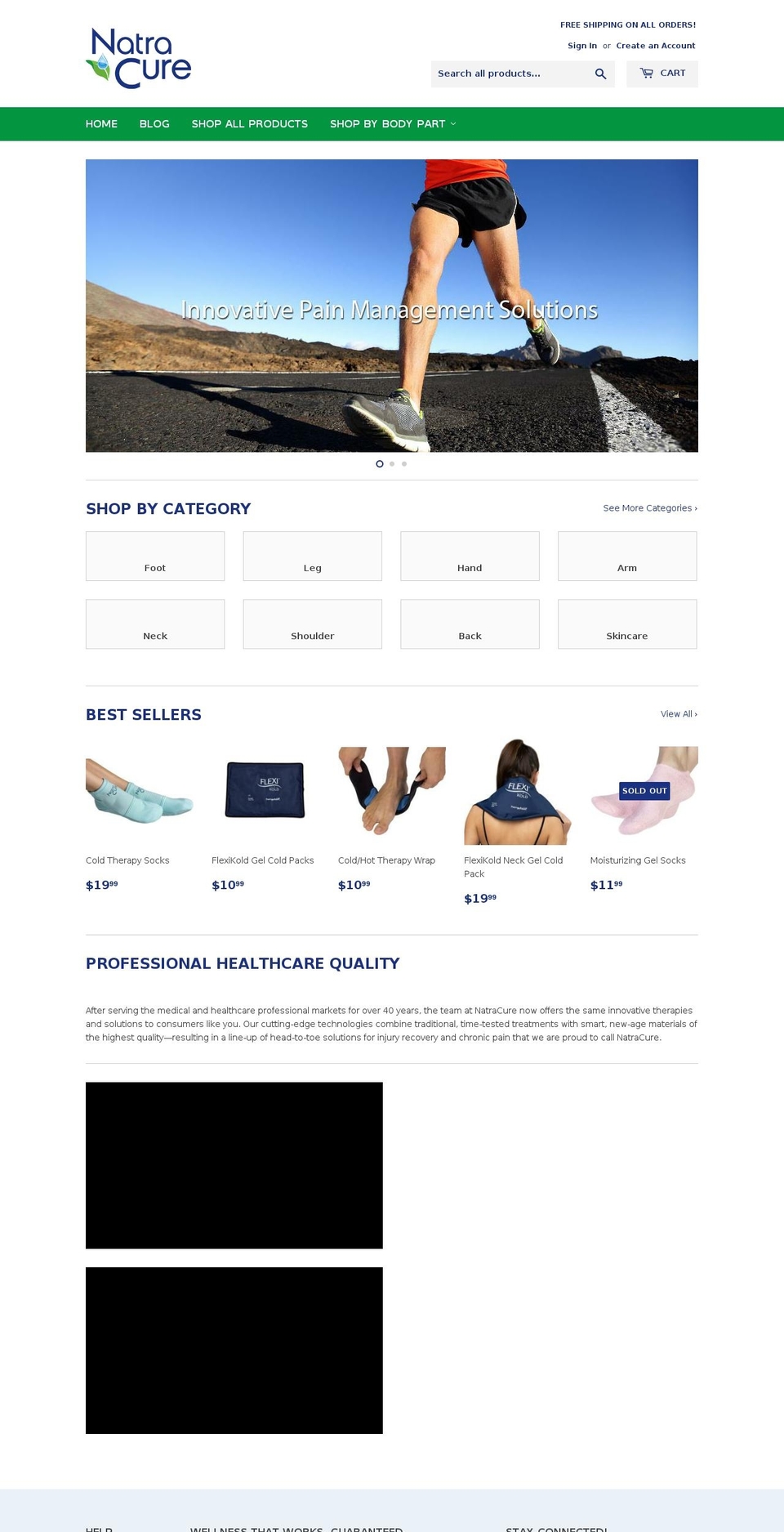 natracure.de shopify website screenshot