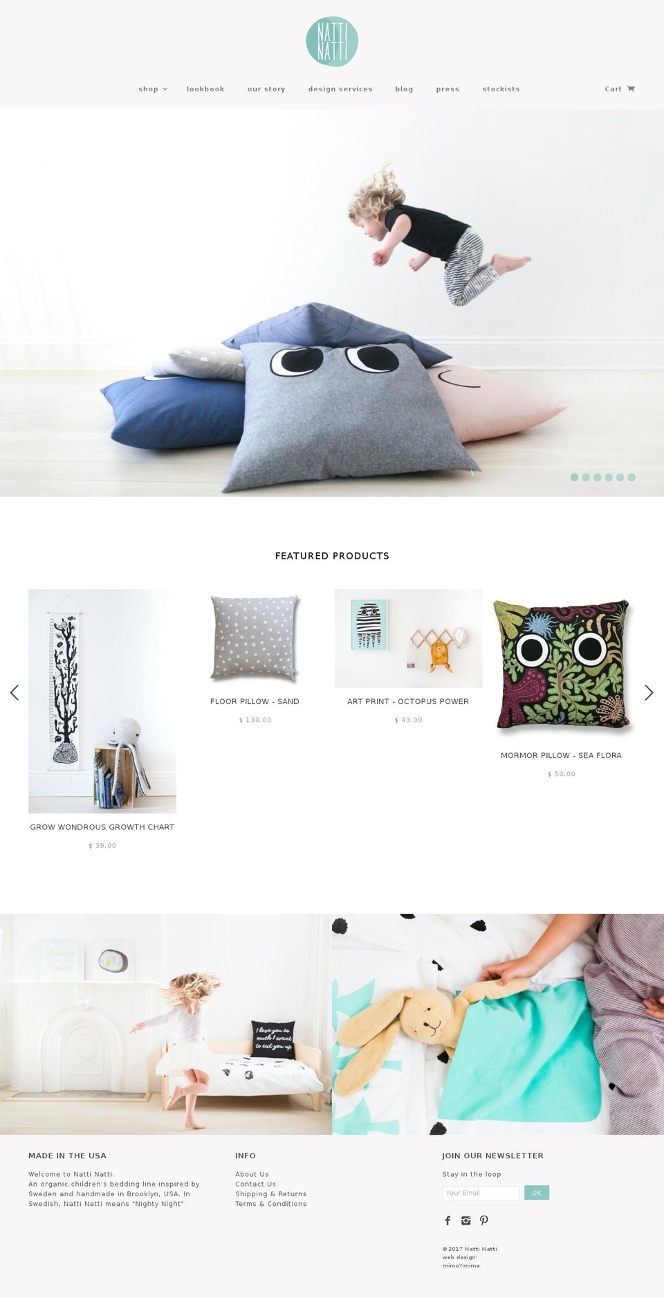 natti-natti.com shopify website screenshot