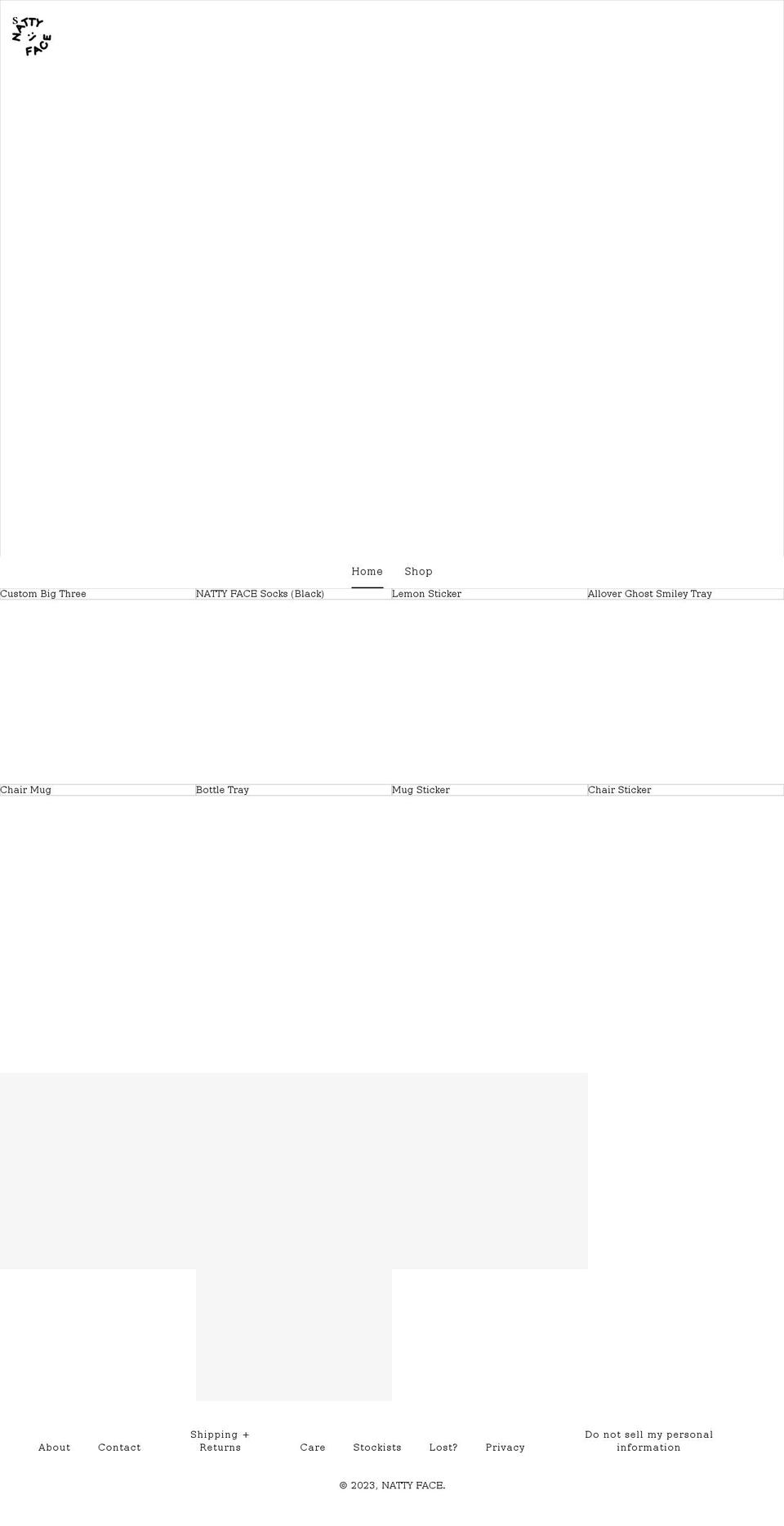nattyface.com shopify website screenshot