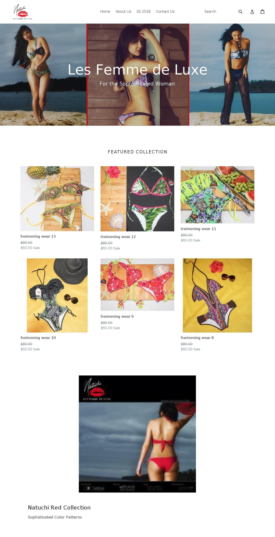 natuchi.com — Shopify storefront screenshot