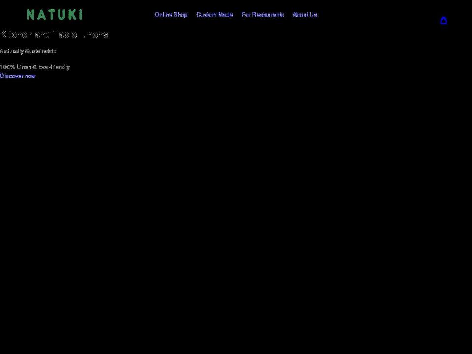 natuki.ch shopify website screenshot