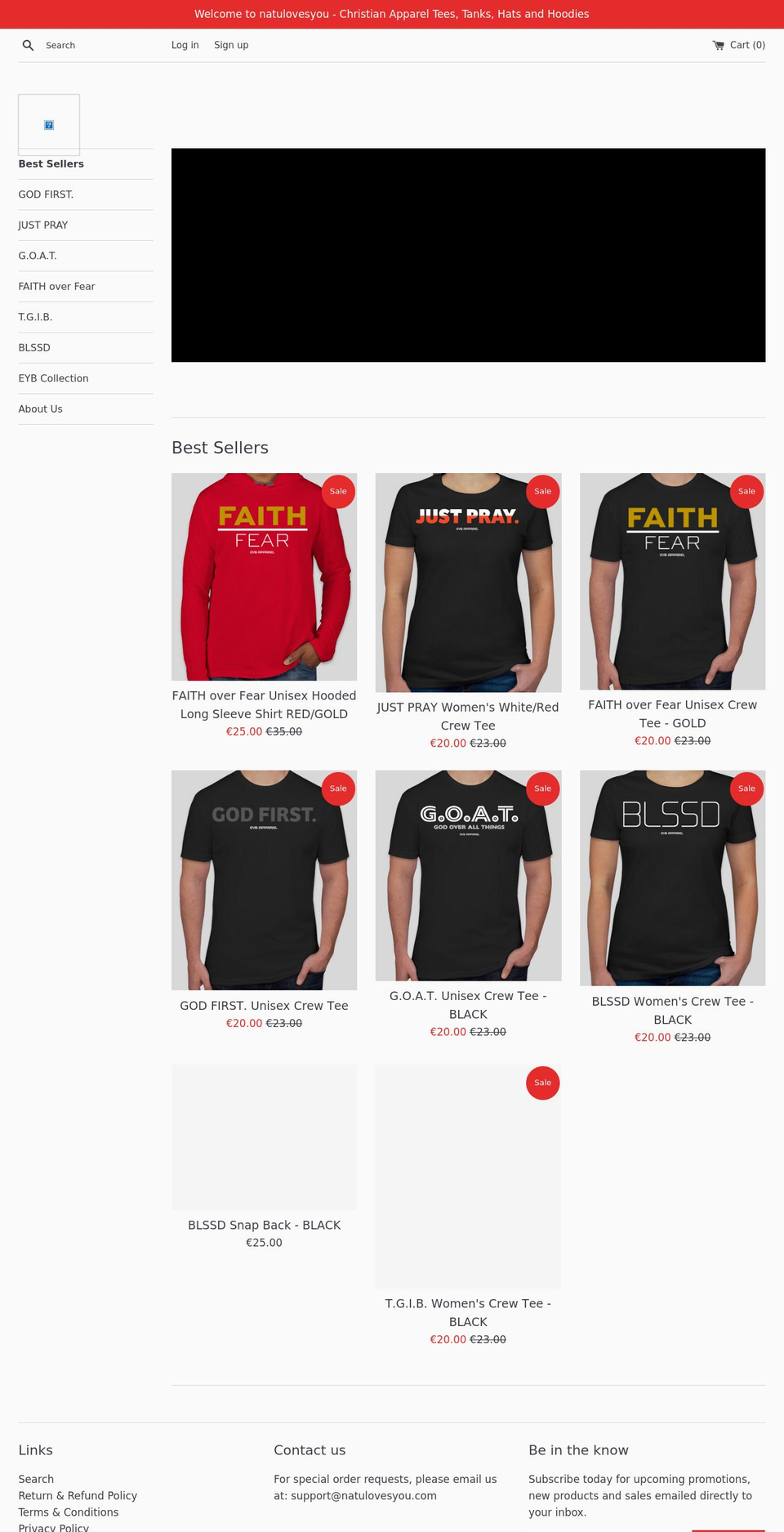 natulovesyou.com shopify website screenshot