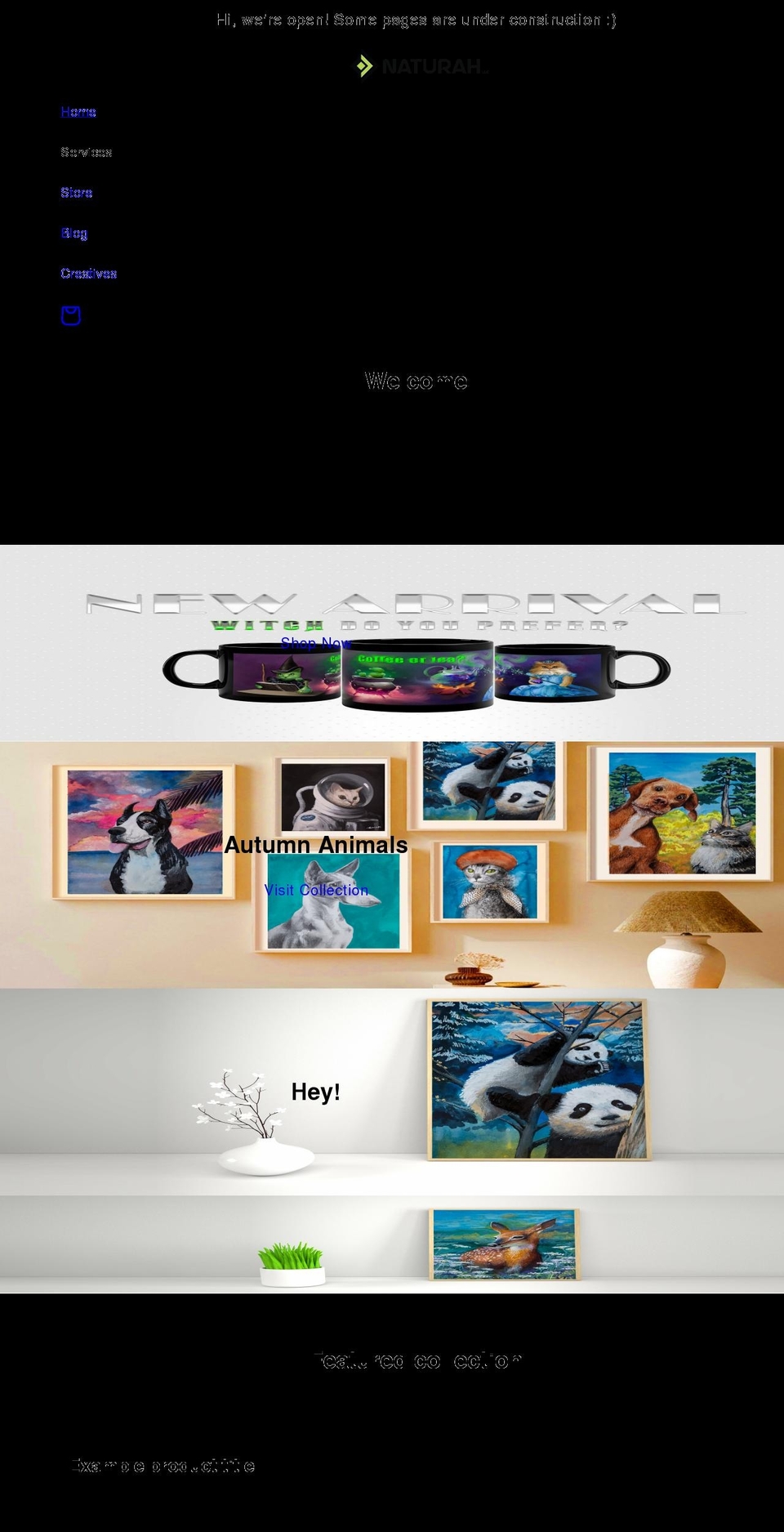 naturah.net shopify website screenshot