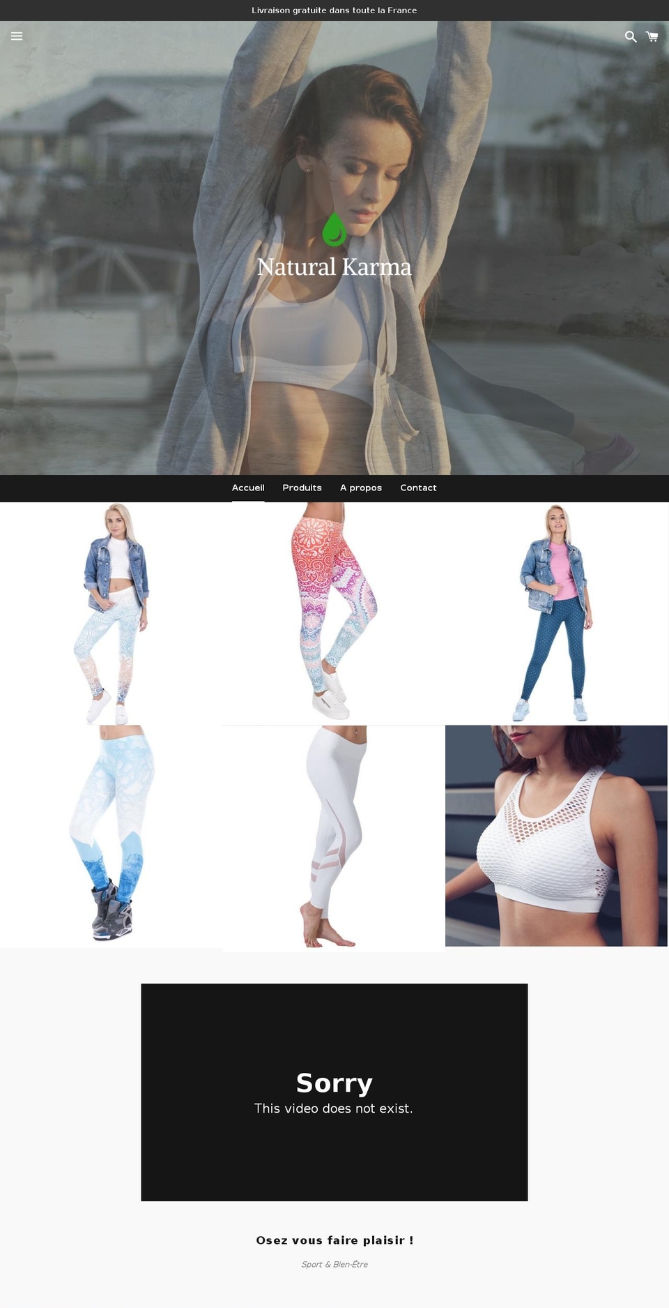 natural-karma.com shopify website screenshot