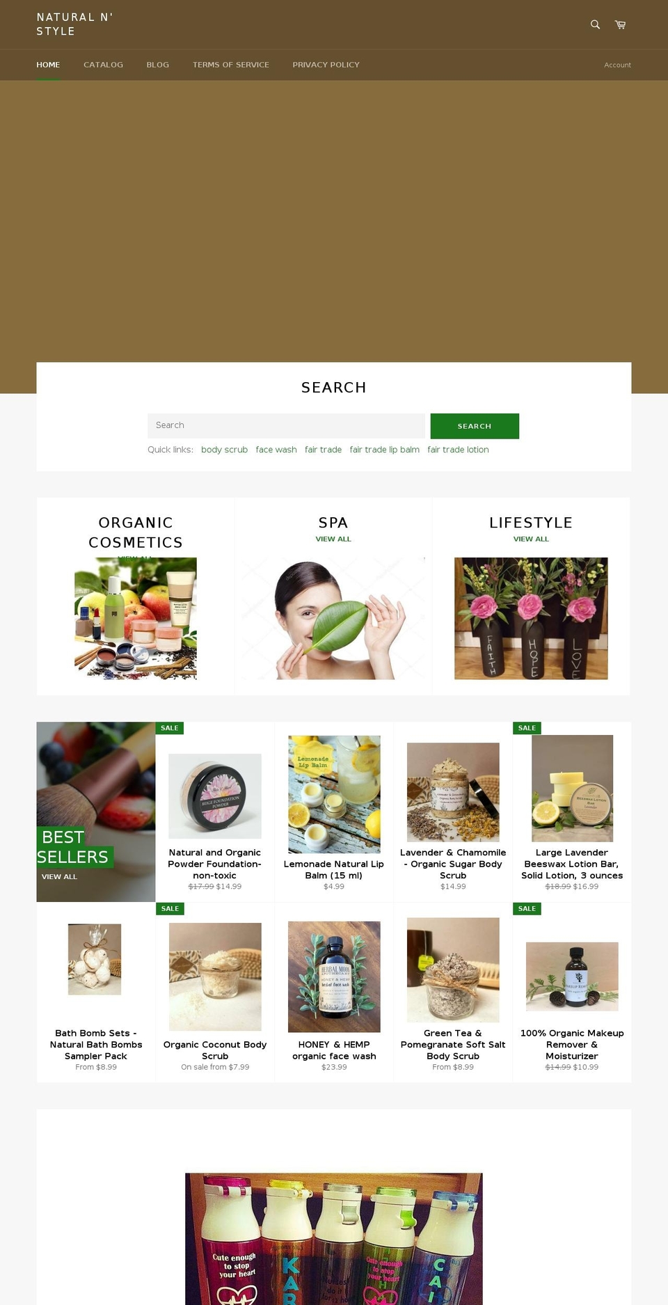 natural-n-style.com — Shopify storefront screenshot