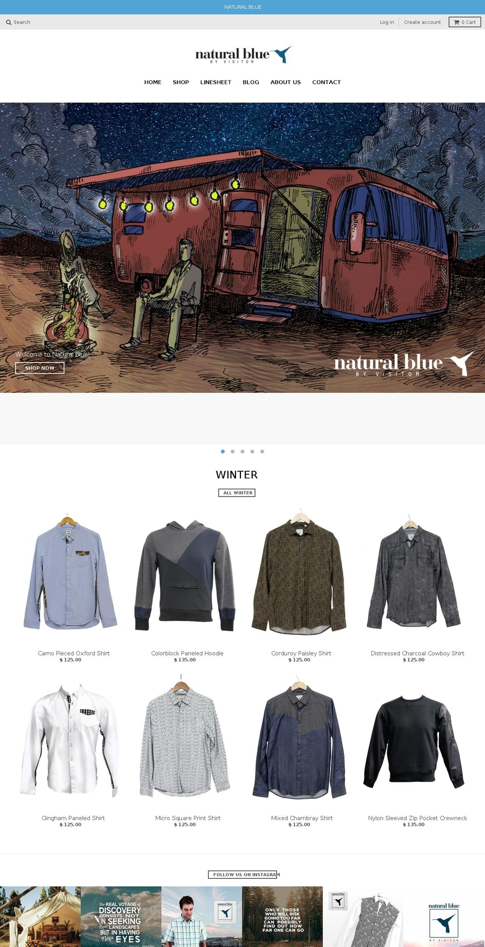 naturalbluestyle.com shopify website screenshot