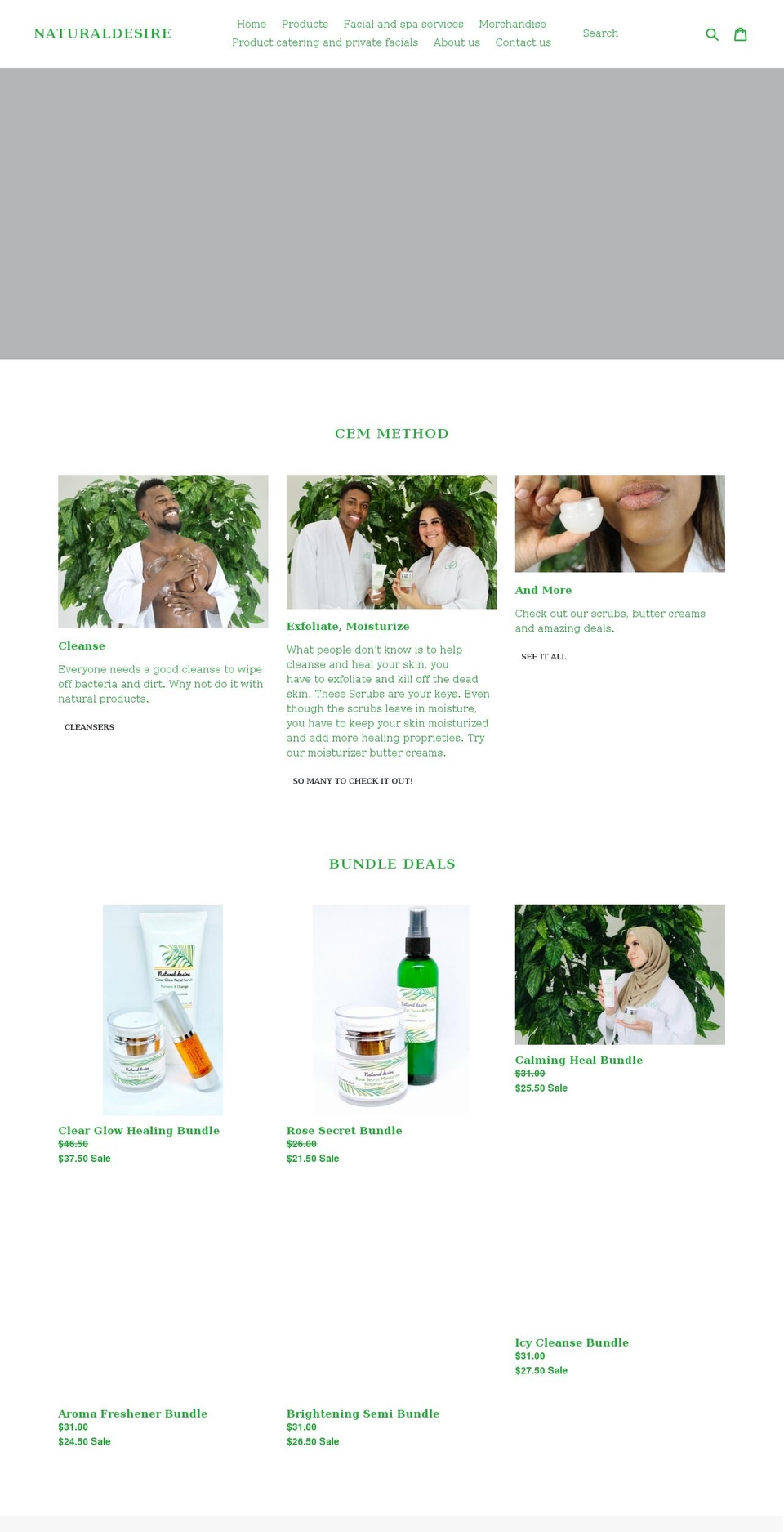 OFFICIAL Shopify theme site example naturaldesire.store