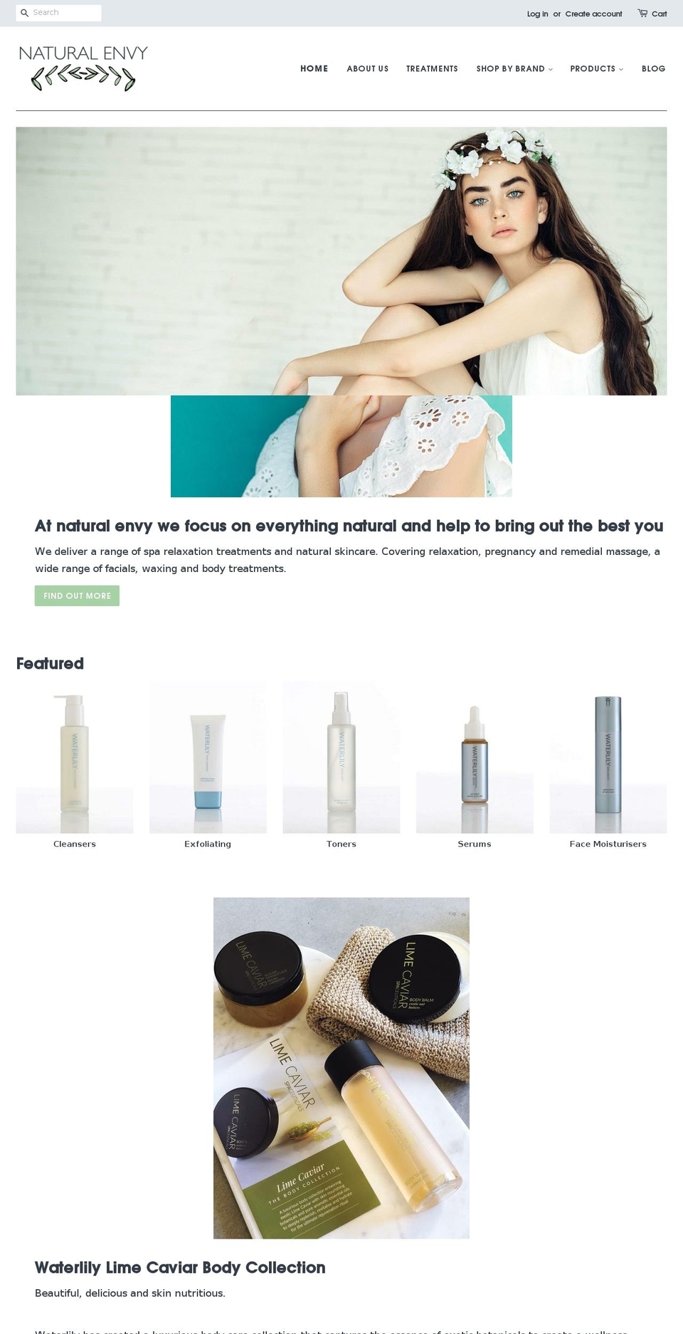 naturalenvy.com.au shopify website screenshot