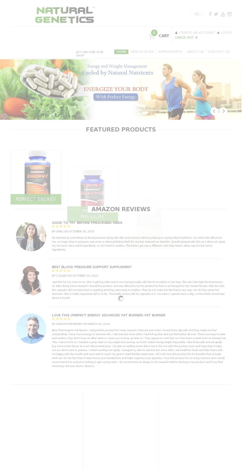 theme150 Shopify theme site example naturalgenetics.net