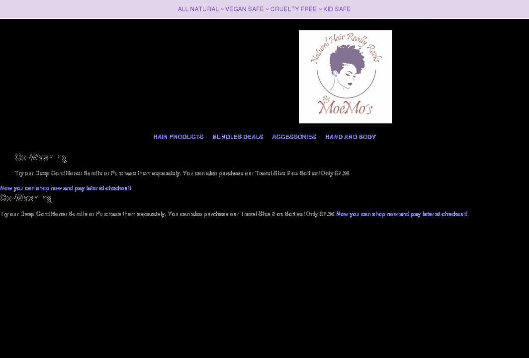 naturalhairreallyrocks.com shopify website screenshot