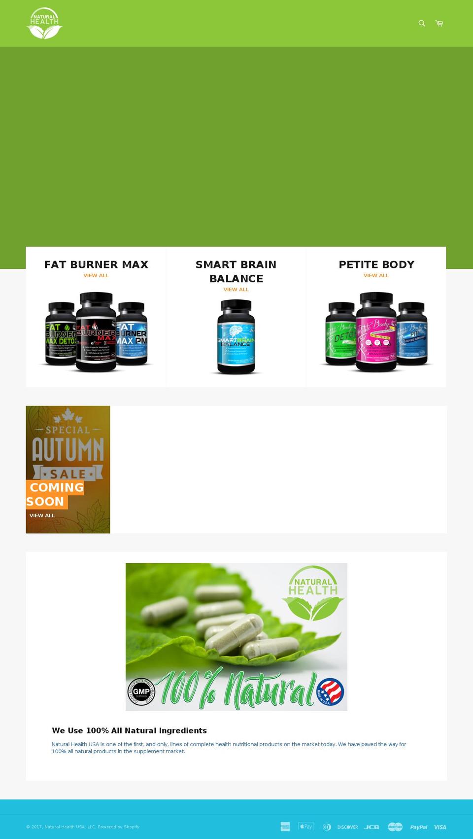 naturalhealthus.com shopify website screenshot