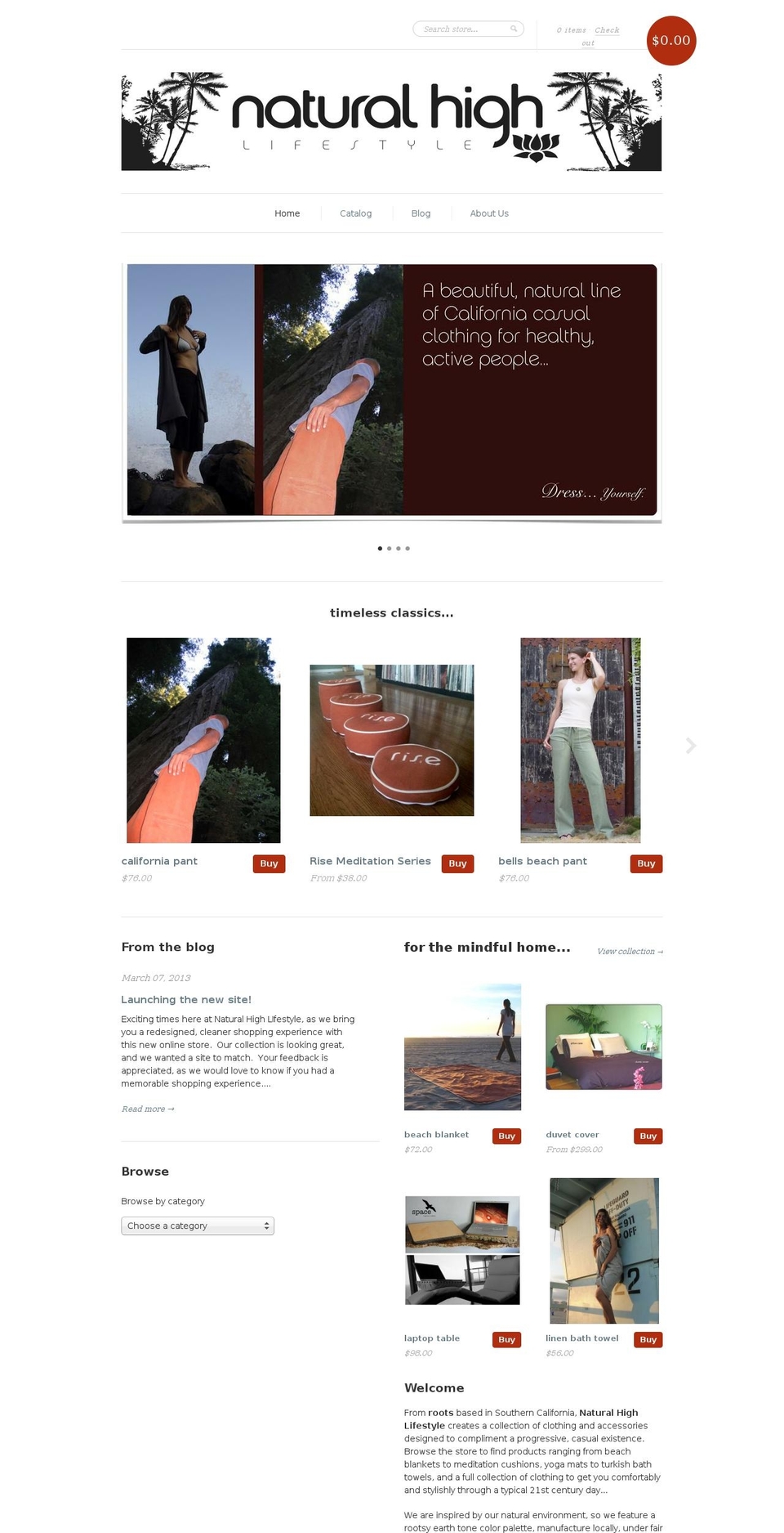 naturalhighlifestyle.com — Shopify storefront screenshot