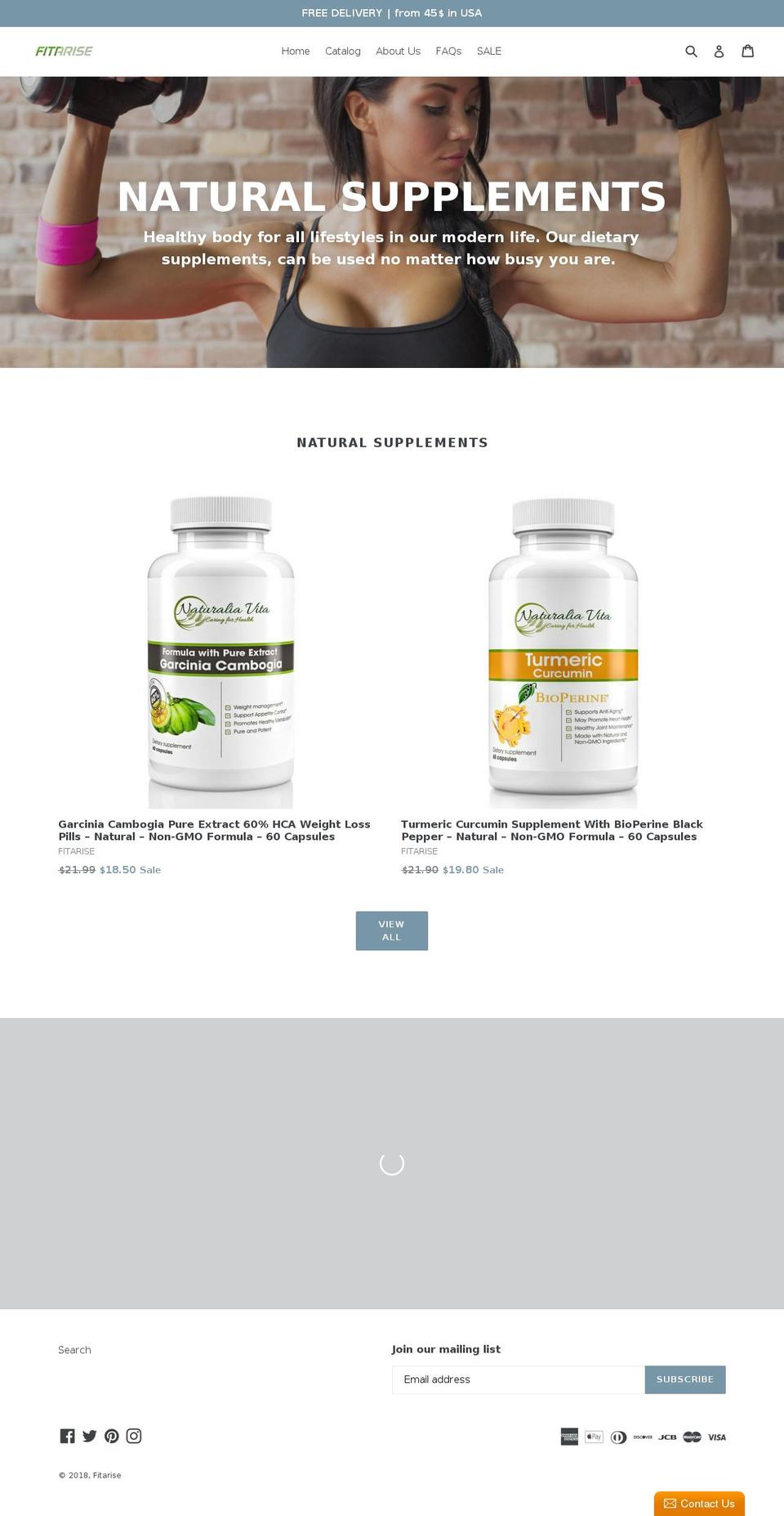 naturaliavita.com — Shopify storefront screenshot