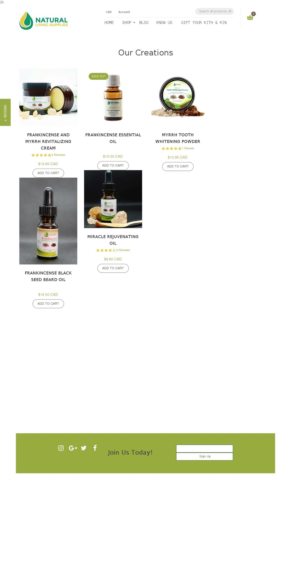 organica-v1-1 Shopify theme site example naturalivingsupplies.com