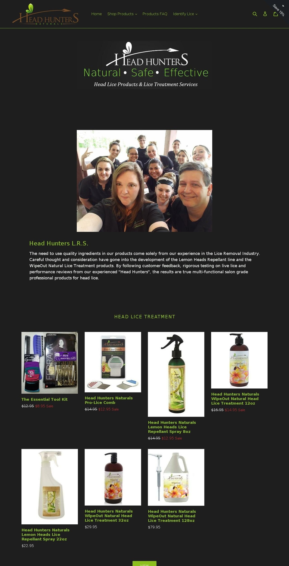 naturalliceproducts.com shopify website screenshot