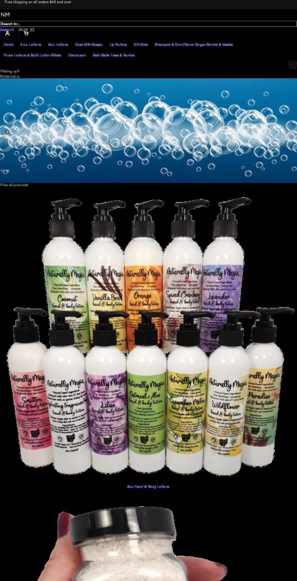 naturally-magic.com shopify website screenshot