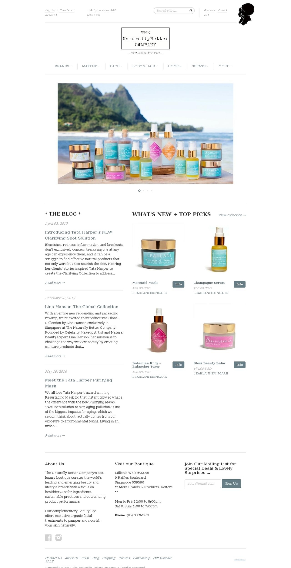 naturallybetterco.com shopify website screenshot