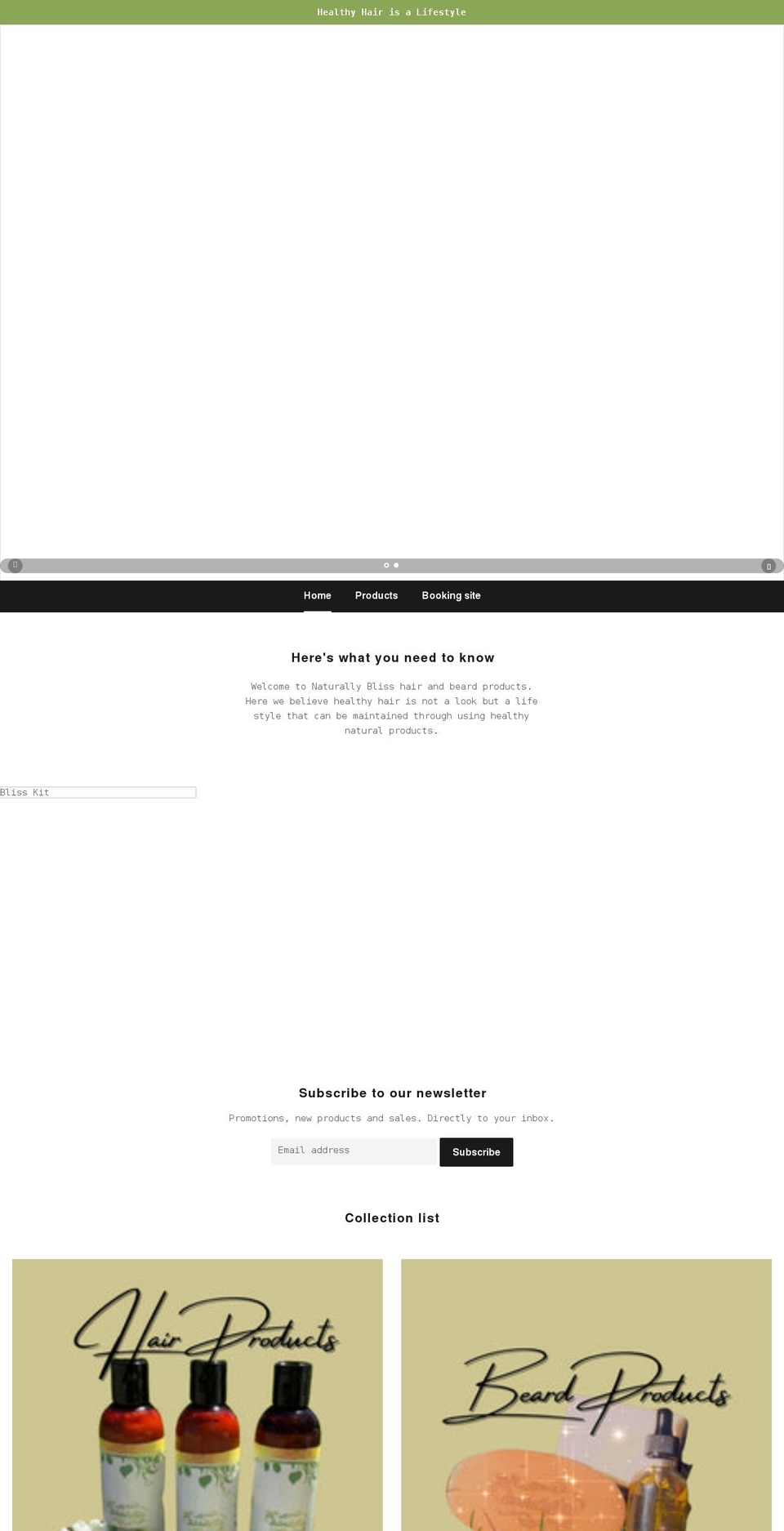 naturallyblissbymiya.com shopify website screenshot