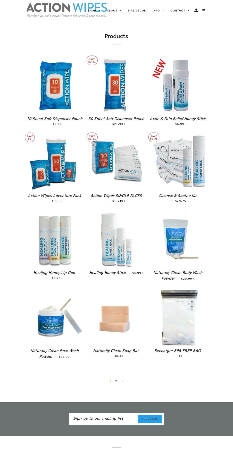 naturallycleanbodycare.com shopify website screenshot