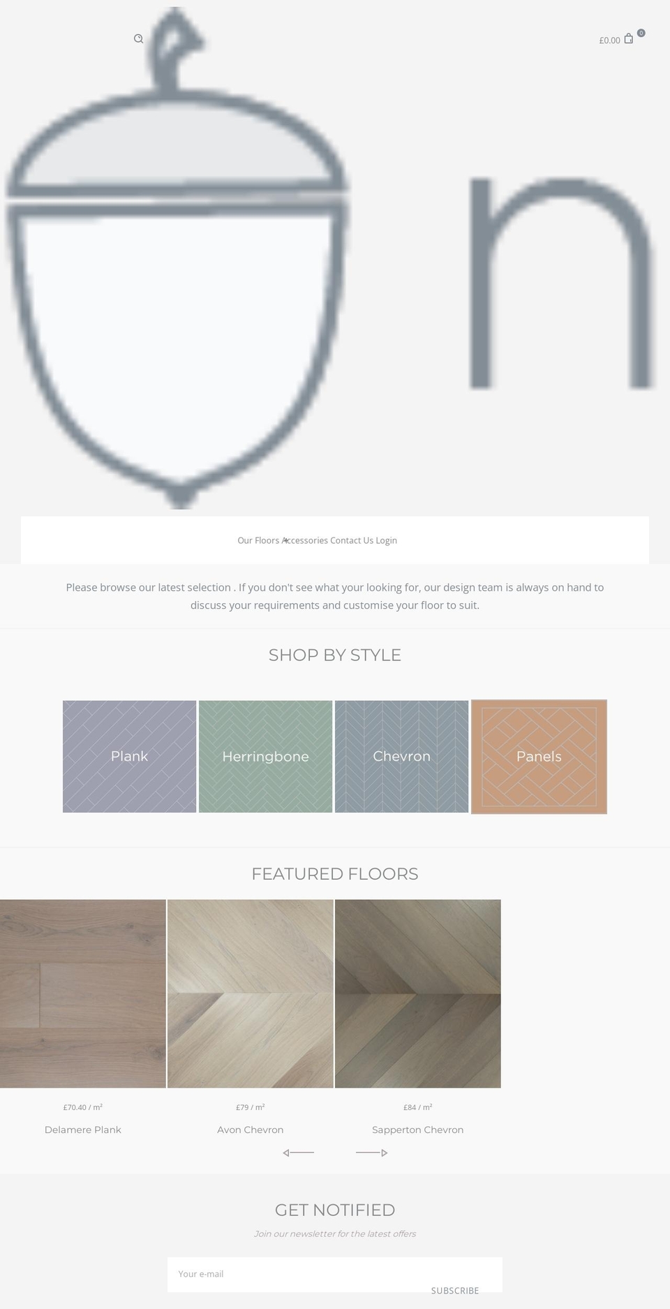 naturallyoak.co.uk shopify website screenshot