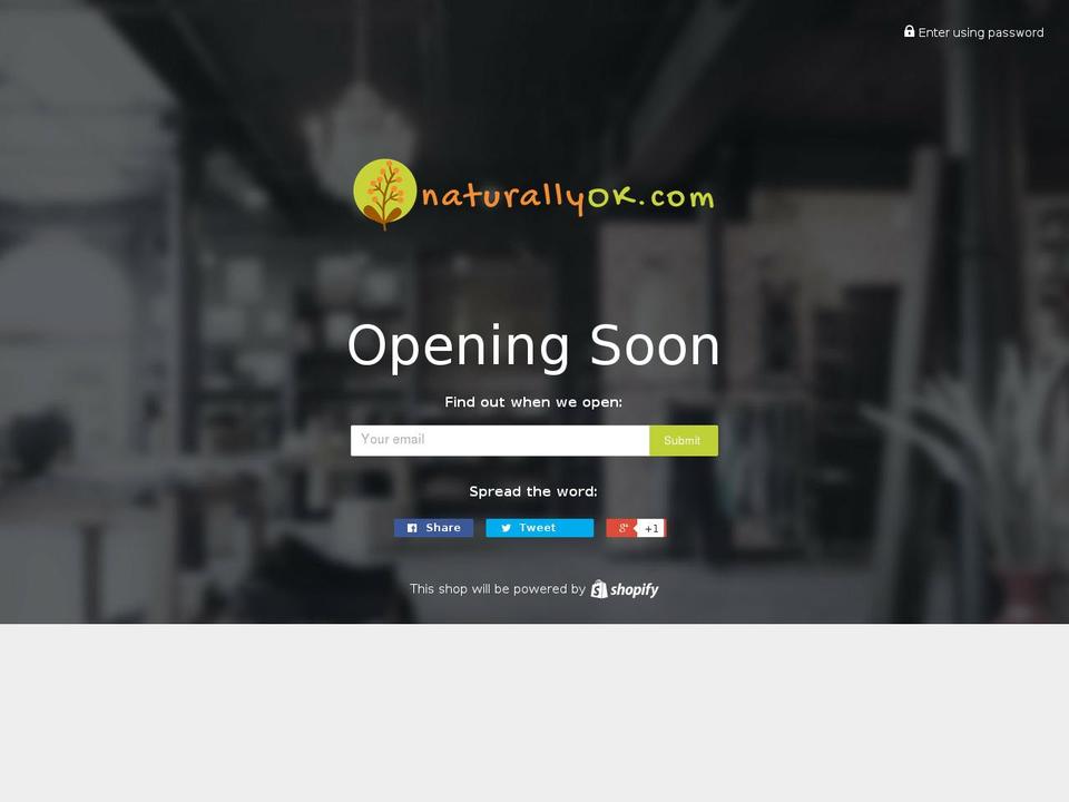 naturallyok.com — Shopify storefront screenshot