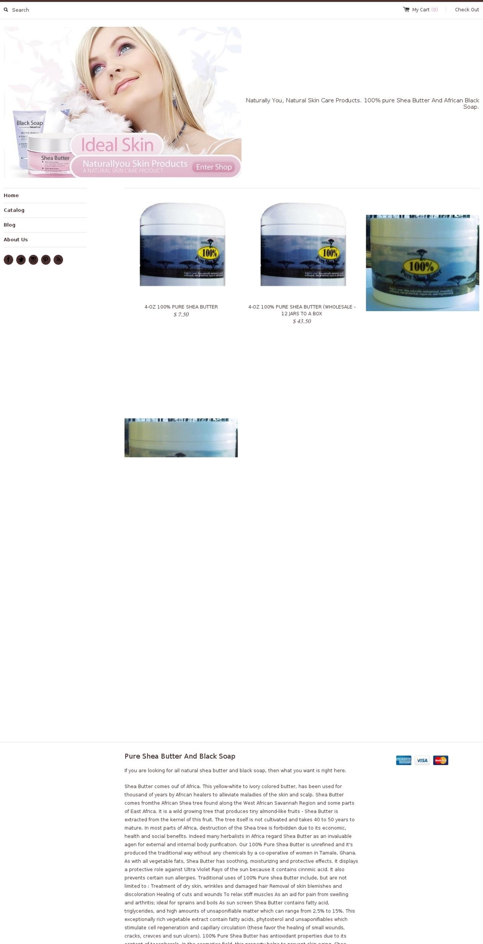 naturallyou.com shopify website screenshot