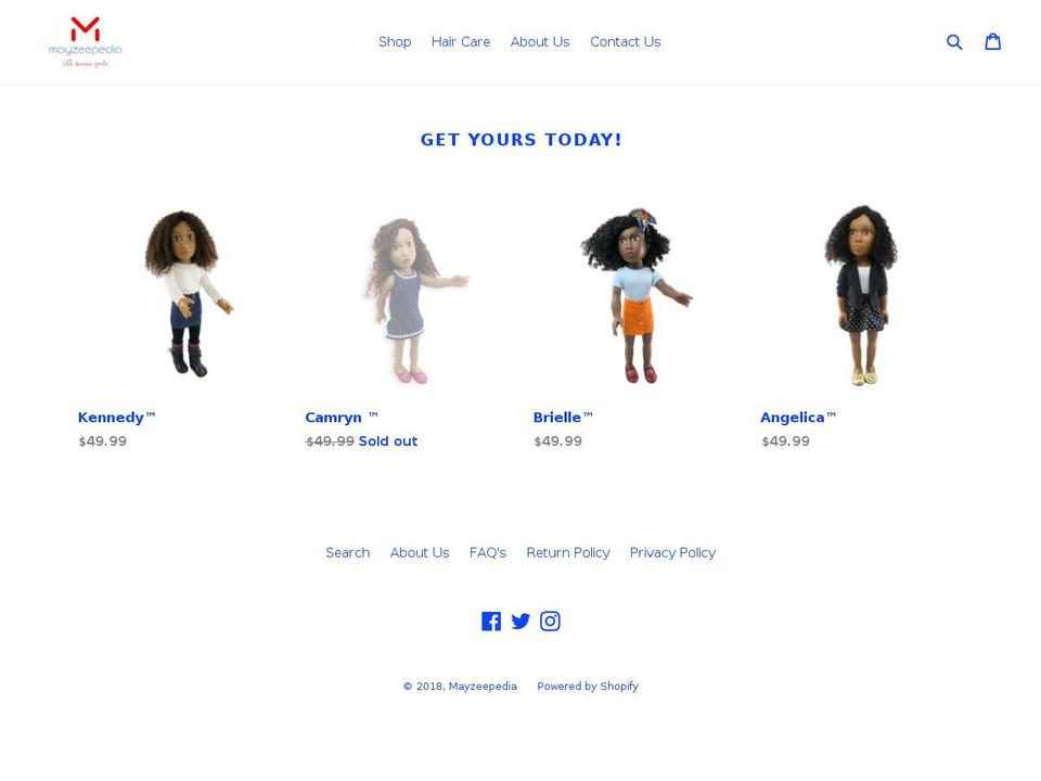 naturallyperfectdolls.com shopify website screenshot