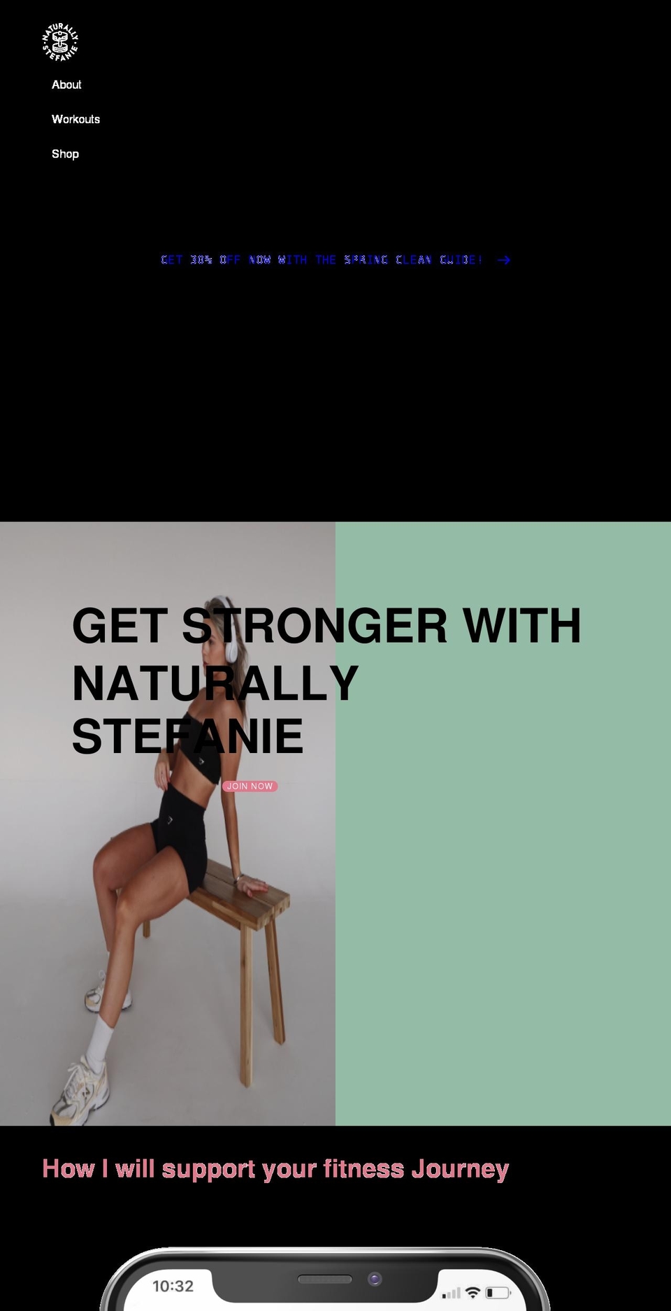 naturallystefanie.com shopify website screenshot