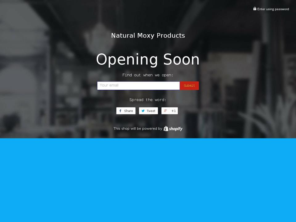 naturalmoxy.com shopify website screenshot