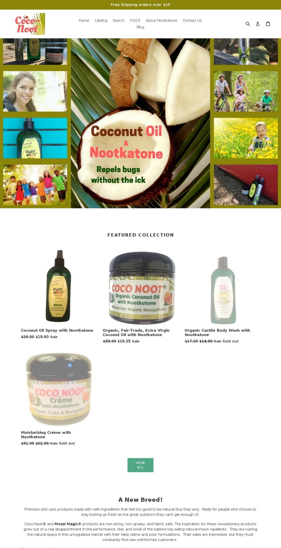 naturalnoot.com — Shopify storefront screenshot