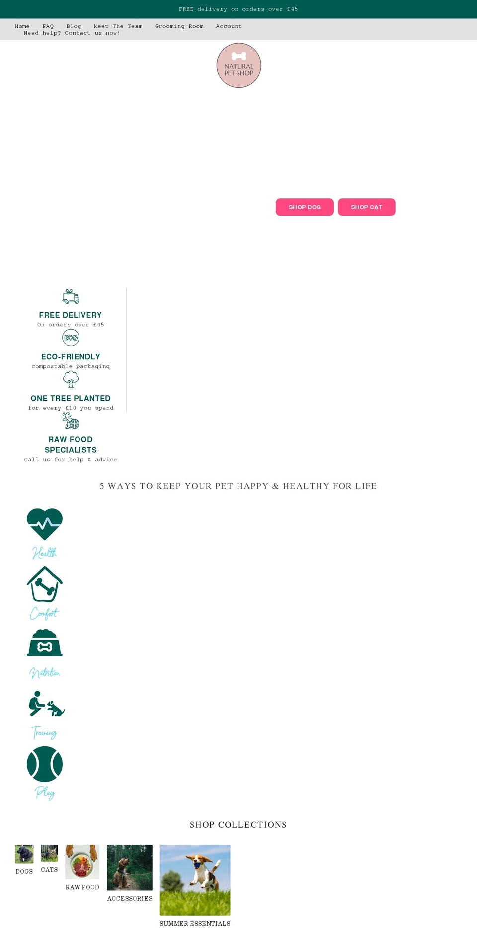 naturalpet.shop shopify website screenshot
