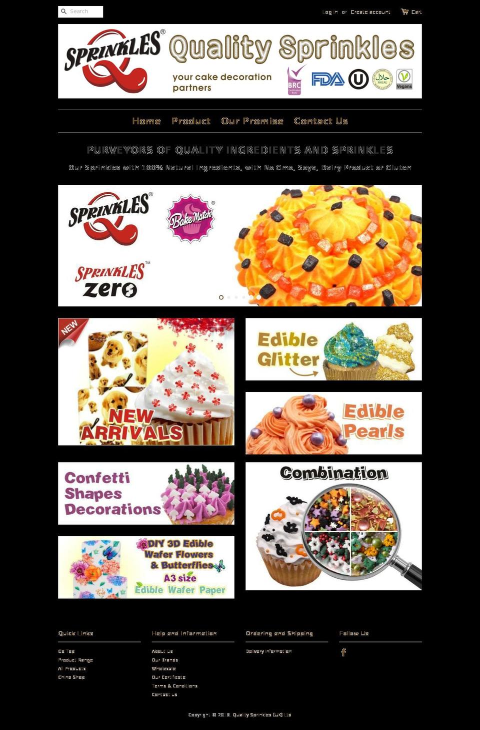 Quality Sprinkles Shopify theme site example naturalsprinkles.com