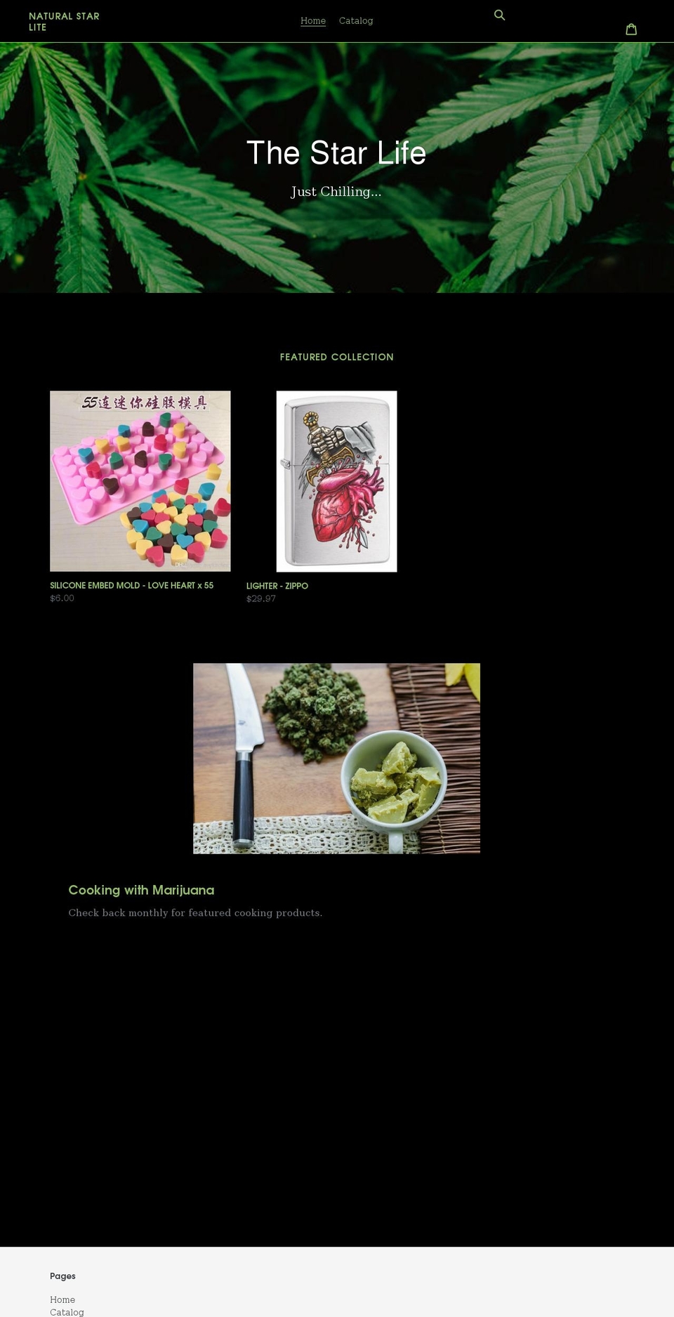 naturalstarlite.com shopify website screenshot