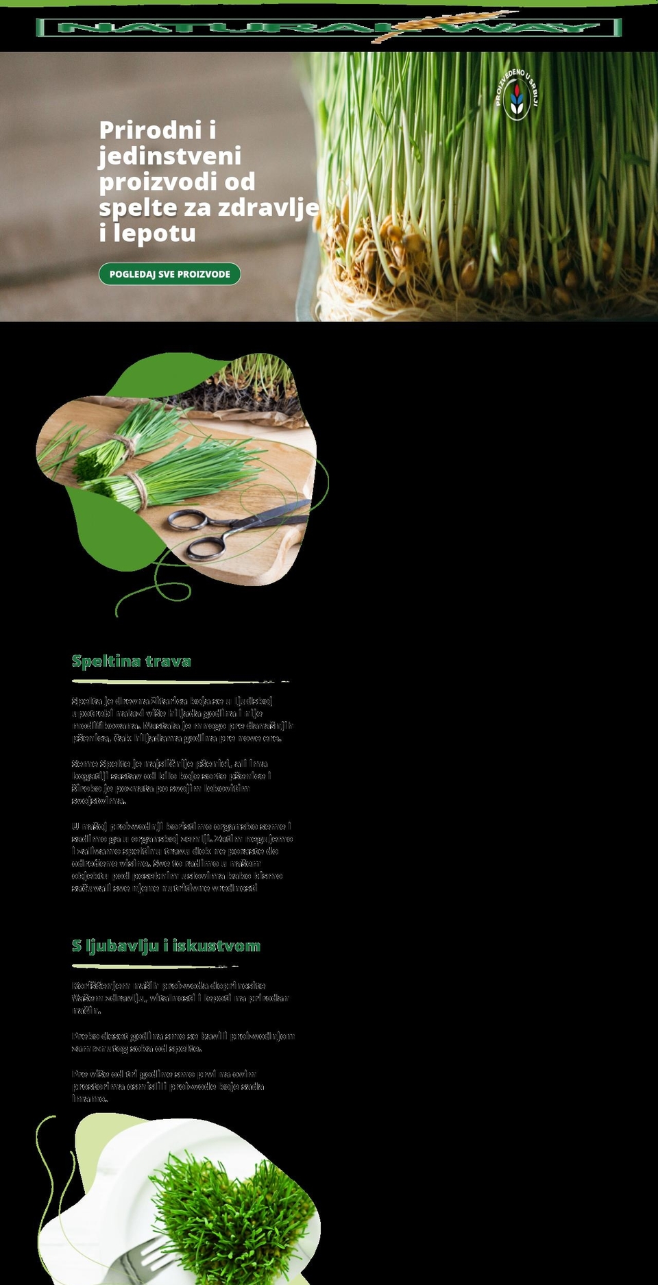 naturalway.rs shopify website screenshot