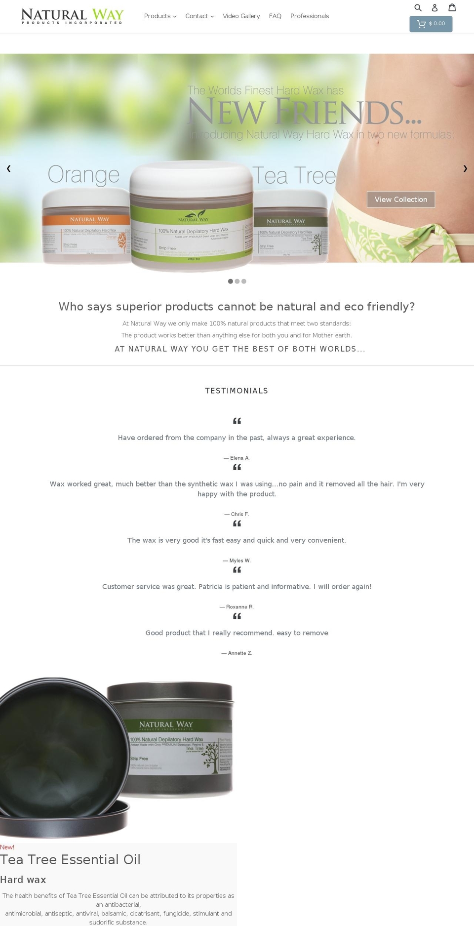 naturalwaypro.com shopify website screenshot