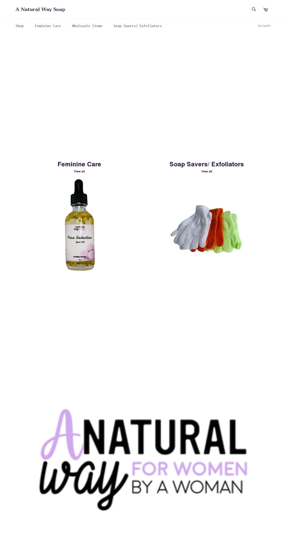 naturalwaysoap.com shopify website screenshot