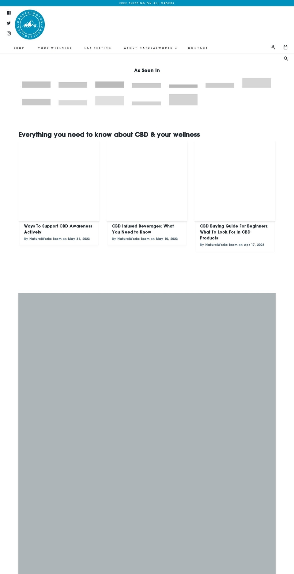 naturalworks.com shopify website screenshot