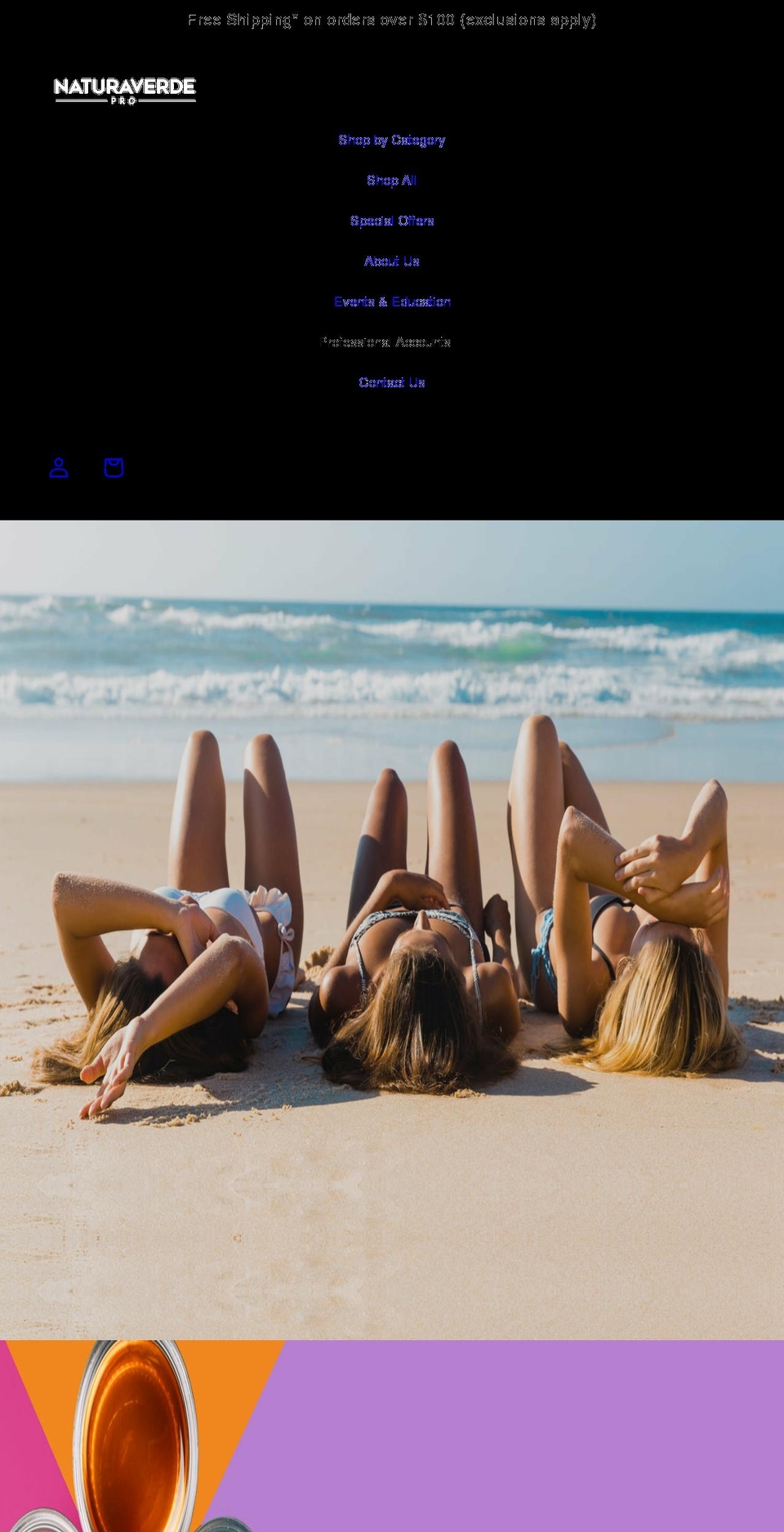 naturaverdepro.com shopify website screenshot