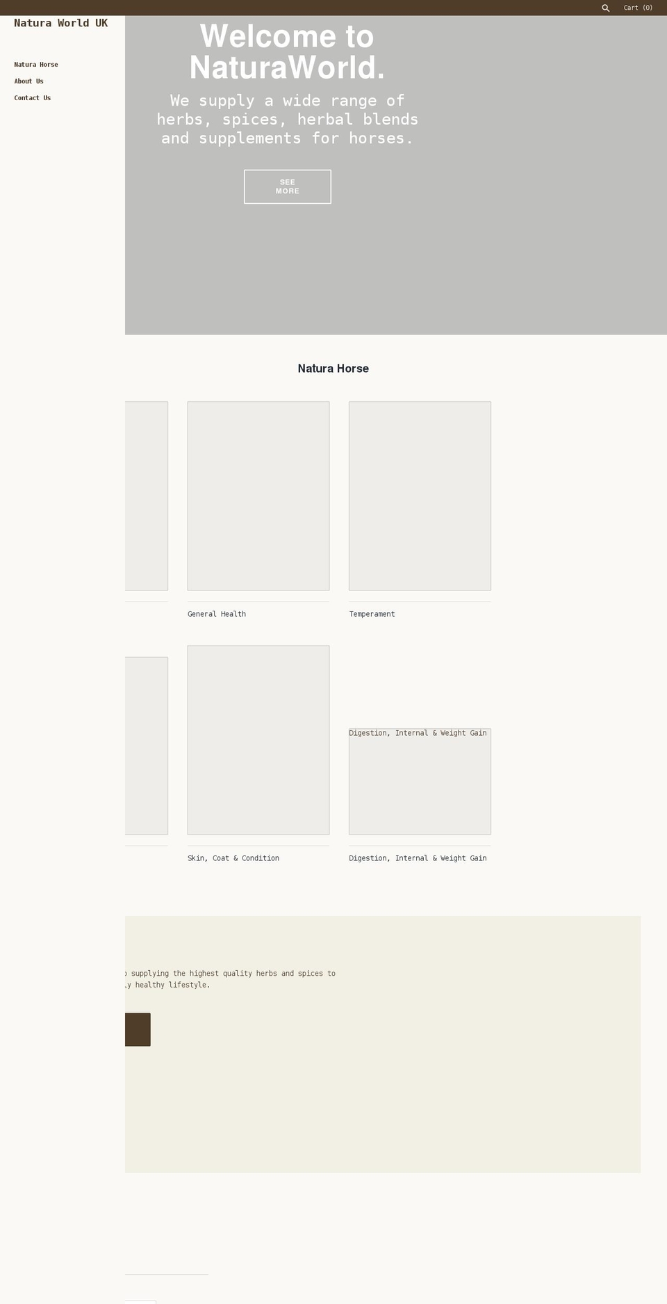 naturaworld.co.uk shopify website screenshot
