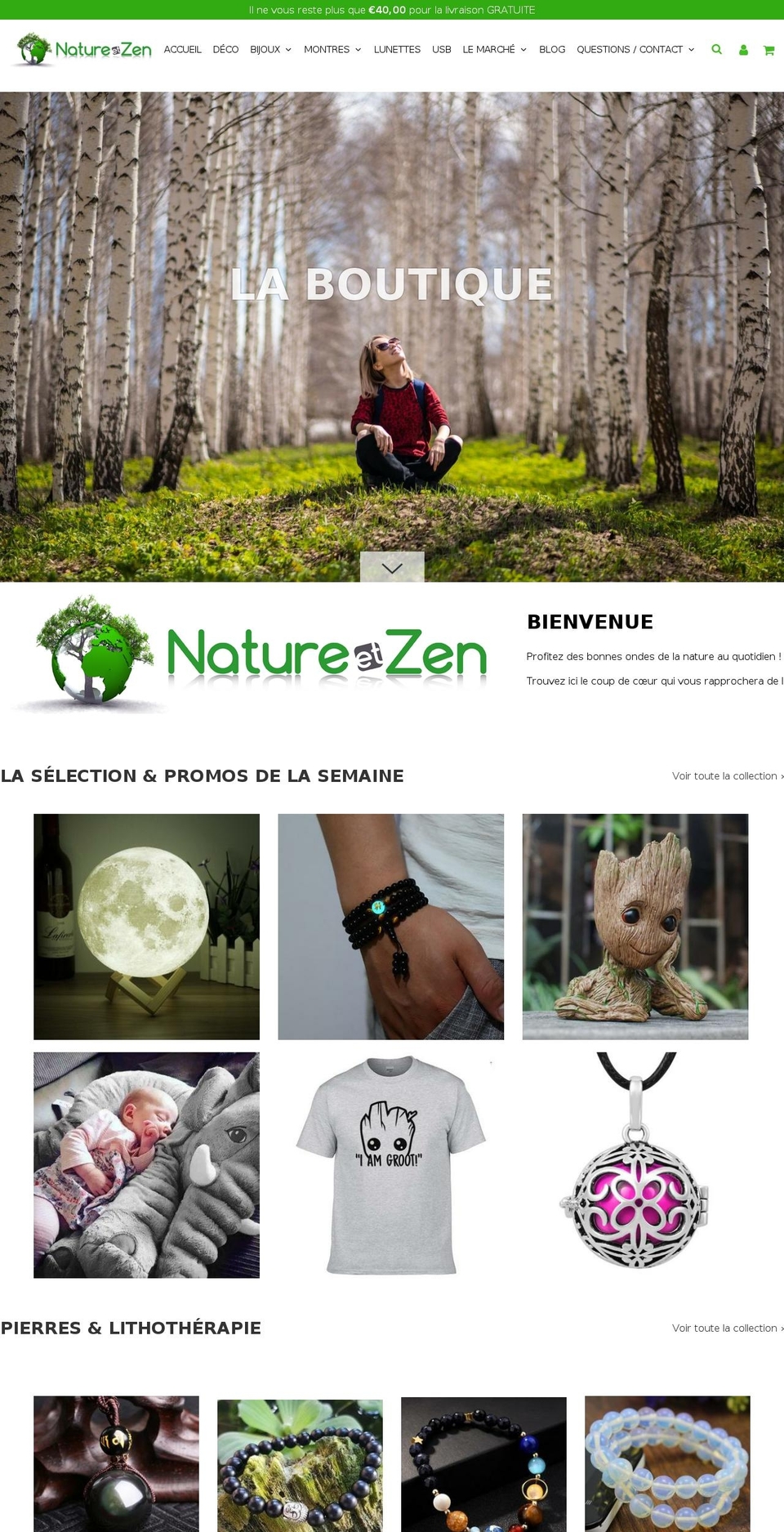 Speedfly---- Shopify theme site example nature-et-zen.com