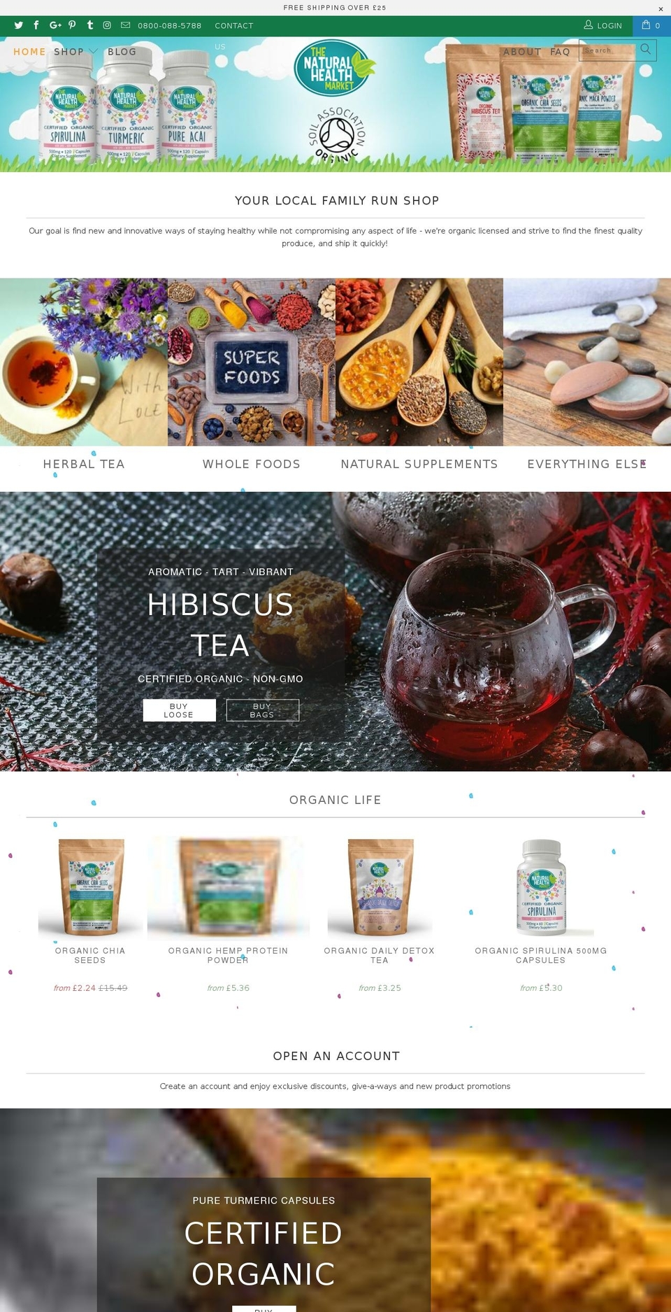 naturealhealthmarket.com shopify website screenshot