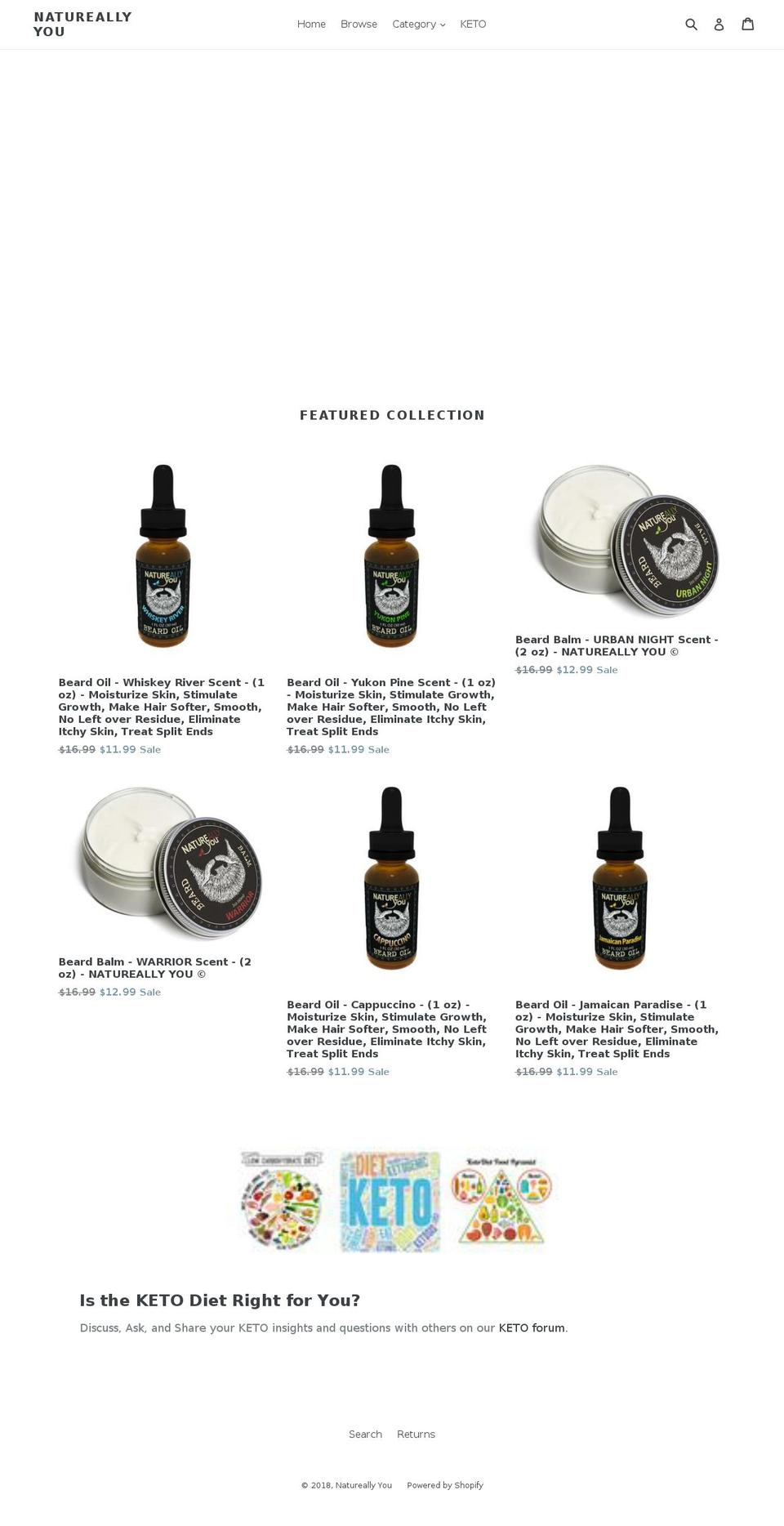 natureallyou.com — Shopify storefront screenshot