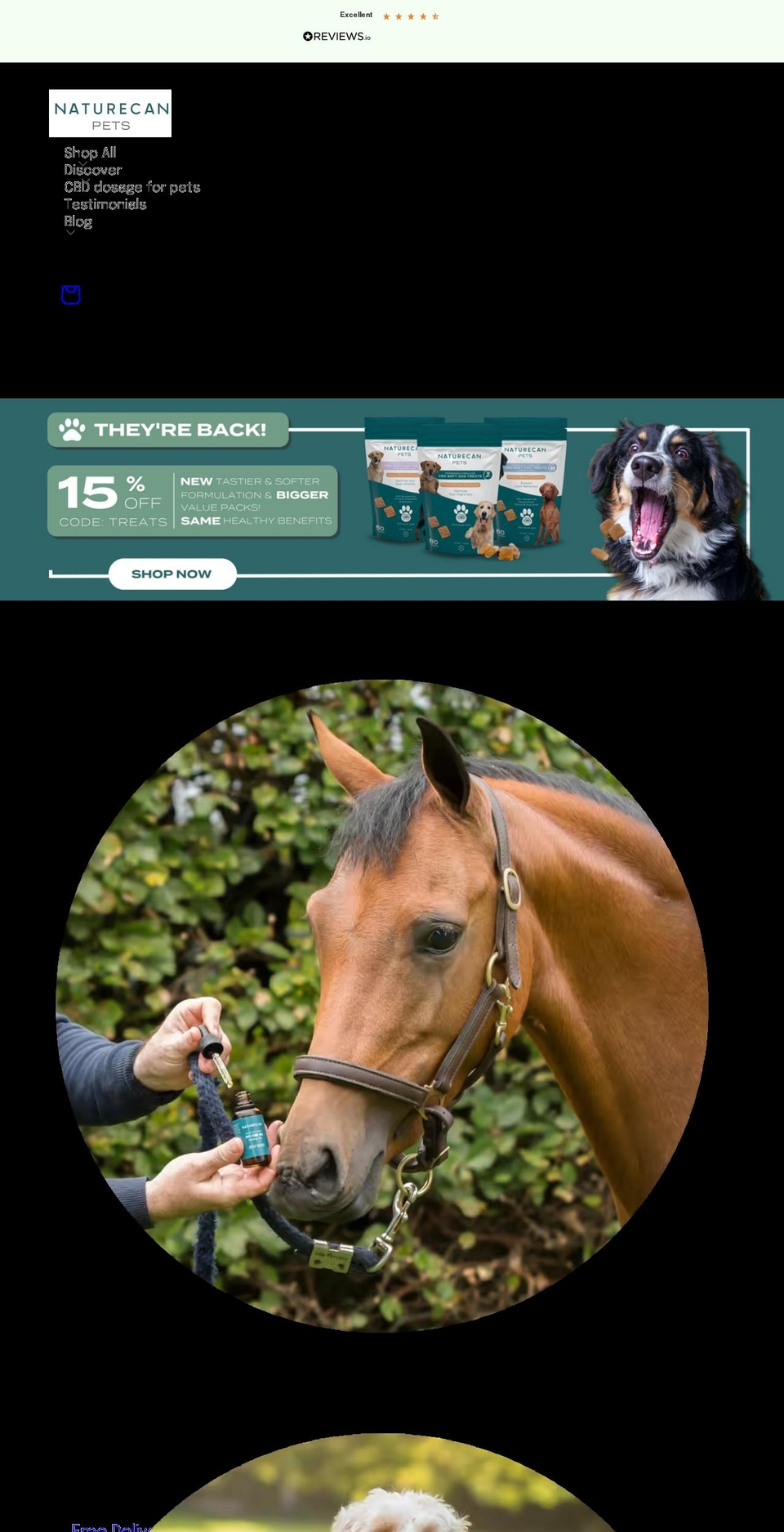 naturecanpets.com shopify website screenshot