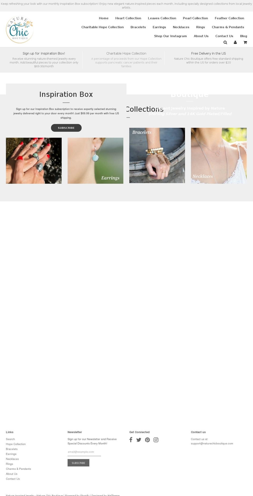 naturechicboutique.com — Shopify storefront screenshot