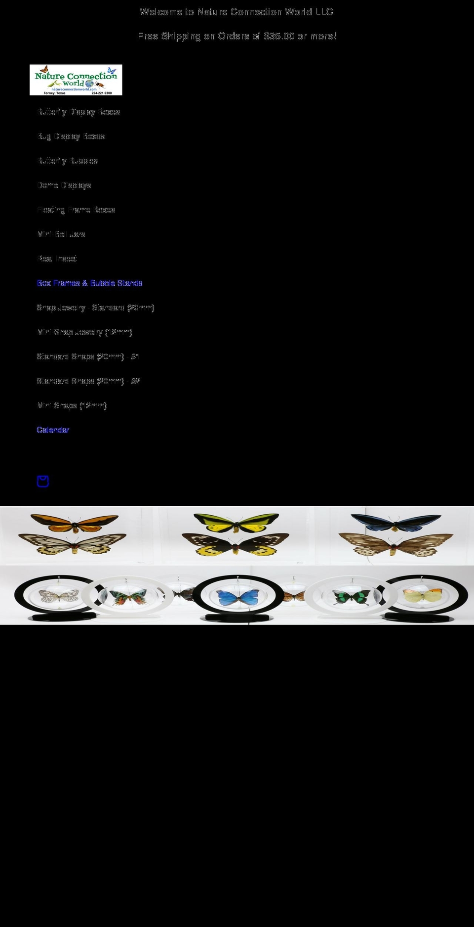 natureconnectionworld.com shopify website screenshot