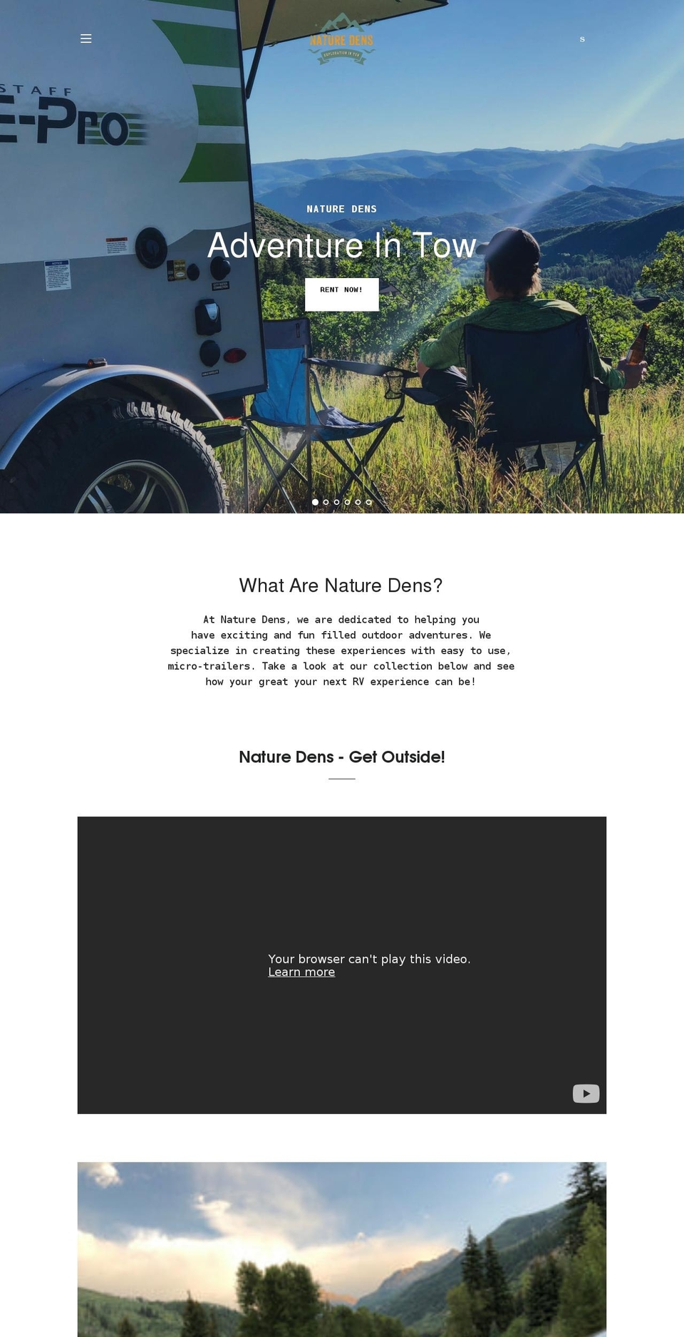 naturedens.com — Shopify storefront screenshot