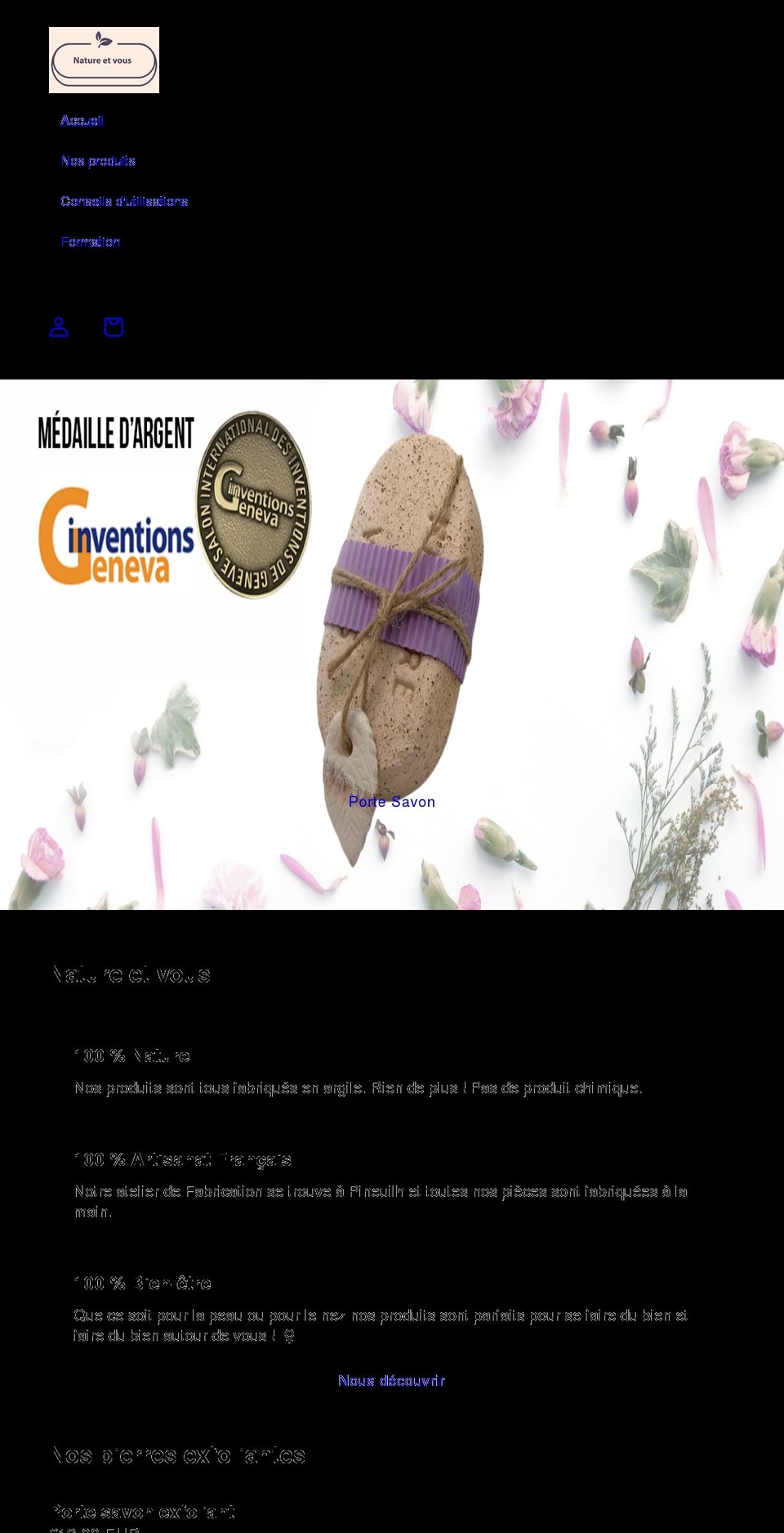 natureetvous.net shopify website screenshot