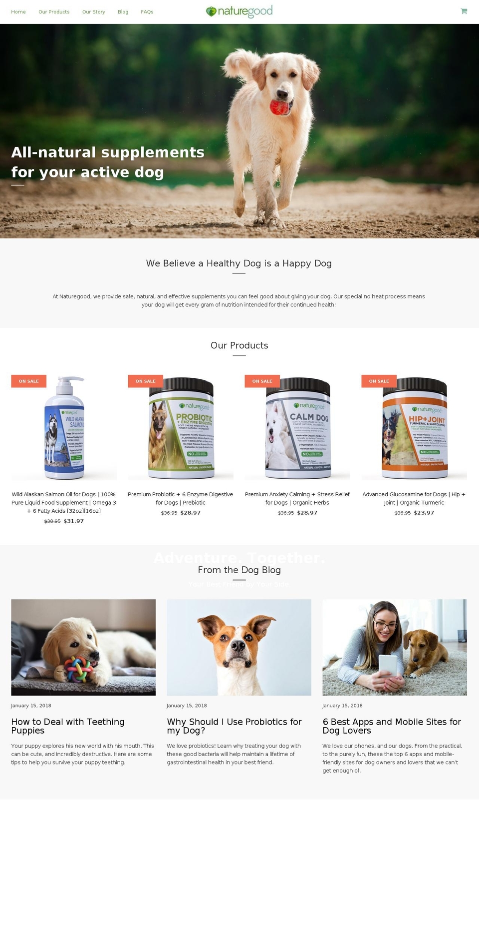 naturegood.com — Shopify storefront screenshot