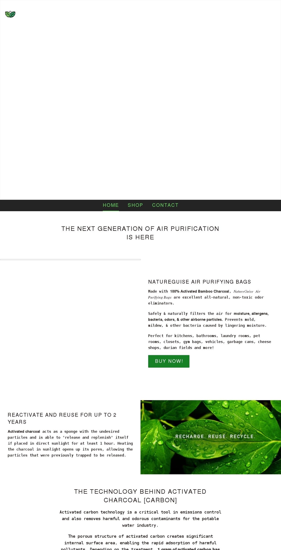 natureguise.com shopify website screenshot