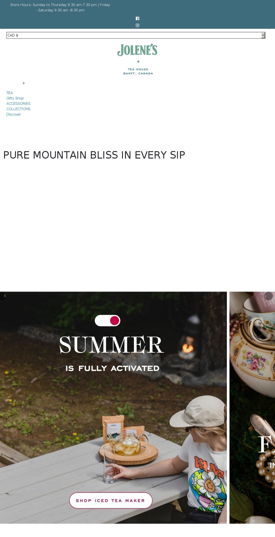 natureltea.com shopify website screenshot